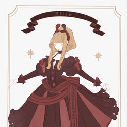 This is a pixiv picture whose title is 私ハ 殺意ヲ 唄ウ オ人形.