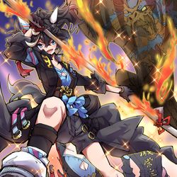 This is a pixiv picture whose title is カツラギエース.