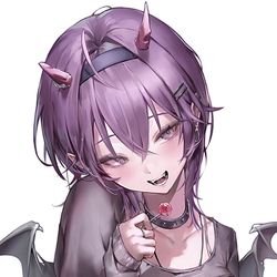 This is a pixiv picture whose title is devil.