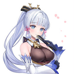 This is a pixiv picture whose title is 神里綾華.