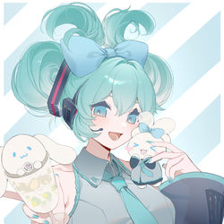 This is a pixiv picture whose title is シナミク.