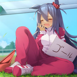 This is a pixiv picture whose title is ゴール番.