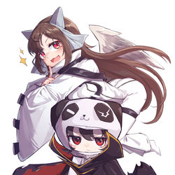This is a pixiv picture whose title is 反叛的熊猫×CODE182.