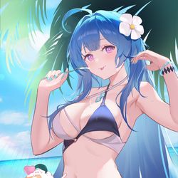 This is a pixiv picture whose title is 海伦娜泳装.