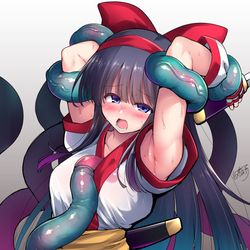 This is a pixiv picture whose title is 【サムスピ】サークルカット用ナコルルさん.