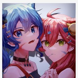 This is a pixiv picture whose title is アニマル☄️🌸.