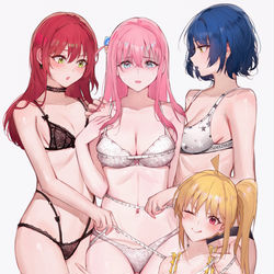 This is a pixiv picture whose title is ぼっちちゃんの体型測定.