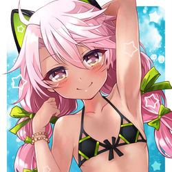 This is a pixiv picture whose title is 水着クロエ.