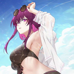 This is a pixiv picture whose title is 夏日卡芙卡.