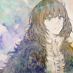 This is a pixiv picture whose title is 妖精の王.