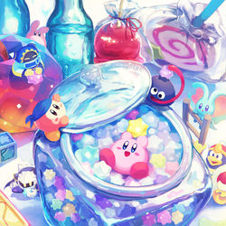 This is a pixiv picture whose title is みんなでおやつタイム.