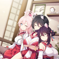 This is a pixiv picture whose title is 修行部.