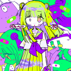 This is a pixiv picture whose title is ど〜〜せ大ッキライだし💜.