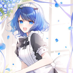 This is a pixiv picture whose title is メイド遥ちゃん🐧.