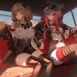 This is a pixiv picture whose title is 鉄血.