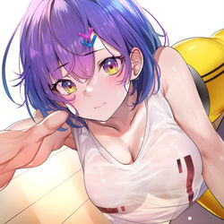 This is a pixiv picture whose title is 伸びる〜.