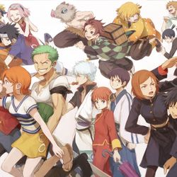 This is a pixiv picture whose title is 三人組.