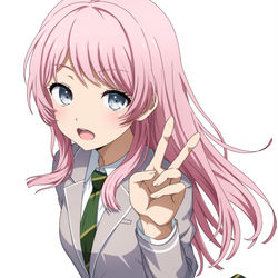 This is a pixiv picture whose title is 愛音ちゃん.