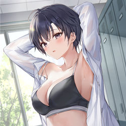 This is a pixiv picture whose title is バレー部女子.