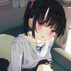This is a pixiv picture whose title is ：D.