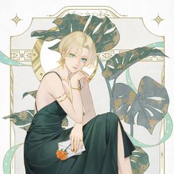 This is a pixiv picture whose title is Monstera.