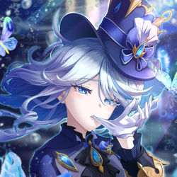 This is a pixiv picture whose title is Genshinimpact Furina.
