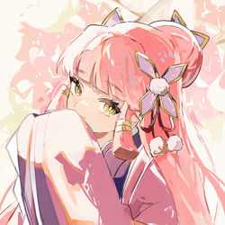 This is a pixiv picture whose title is 🌸.