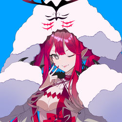 This is a pixiv picture whose title is ミコケル.