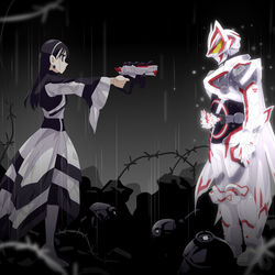 This is a pixiv picture whose title is 鎮魂歌.