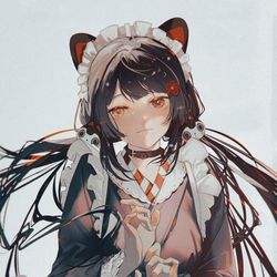 This is a pixiv picture whose title is niji.