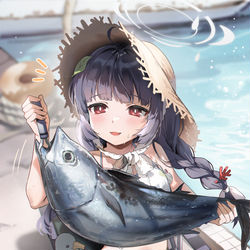 This is a pixiv picture whose title is 霞沢ミユ.
