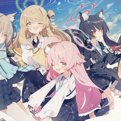 This is a pixiv picture whose title is アビドス！！.