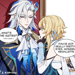 This is a pixiv picture whose title is Neuvillette is beautiful.