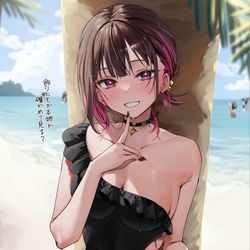 This is a pixiv picture whose title is どんな時でもからかうことを忘れない女.