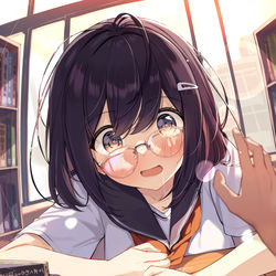 This is a pixiv picture whose title is 「へっ！？」.