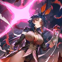 This is a pixiv picture whose title is Bladie Bunny.