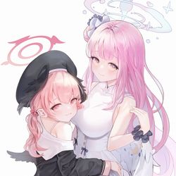 This is a pixiv picture whose title is 仲良くパシャリ.
