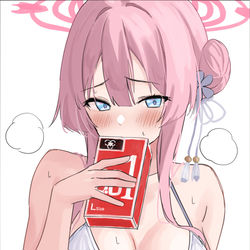 This is a pixiv picture whose title is 今日も…その…どうでしょう？.