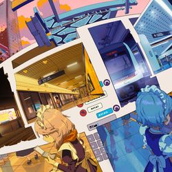 This is a pixiv picture whose title is 东方×铁道——世纪城.