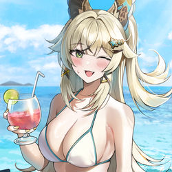 This is a pixiv picture whose title is 綺良々🏖️.
