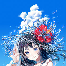 This is a pixiv picture whose title is 夏.