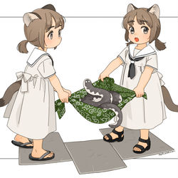 This is a pixiv picture whose title is FUROSHIKI.