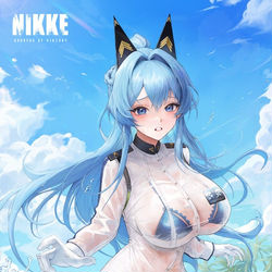 This is a pixiv picture whose title is NIKKE_ Helm(sea.ver).
