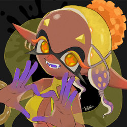 This is a pixiv picture whose title is 💛をくれる魔神ウツホちゃん.