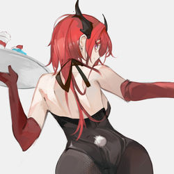 This is a pixiv picture whose title is Surtr Bunny Girl.