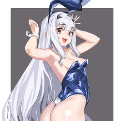 This is a pixiv picture whose title is melu bunny.