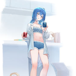 This is a pixiv picture whose title is 一緒に？.