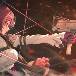 This is a pixiv picture whose title is 卡芙卡~.