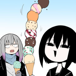 This is a pixiv picture whose title is アイス.
