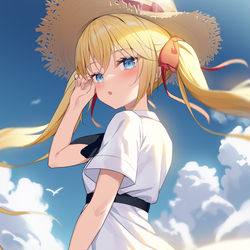 This is a pixiv picture whose title is ワンピース妹.